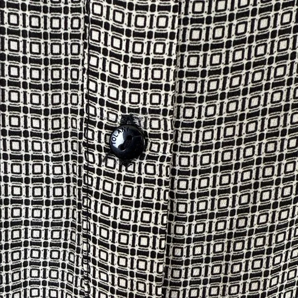 Tolani Selina from Revolve Button up in Diamonds 100% Silk Women's Small - Picture 5 of 9